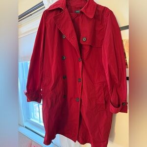 Women’s Ralph Lauren red Trenchcoat